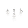 925 SILVER PEARL PENDAL SET